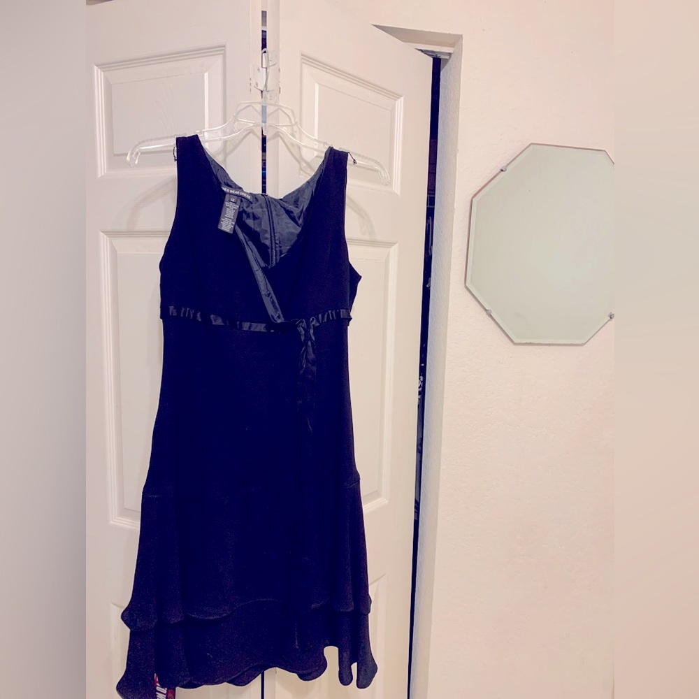 Vintage Elle, Black midi dress, Size 12
